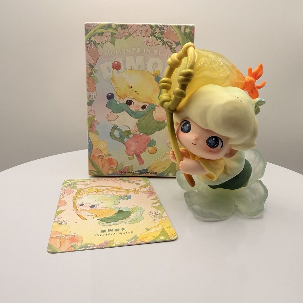 PopMart X Dimoo Moments In Bloom Series Figure - Catching Spring